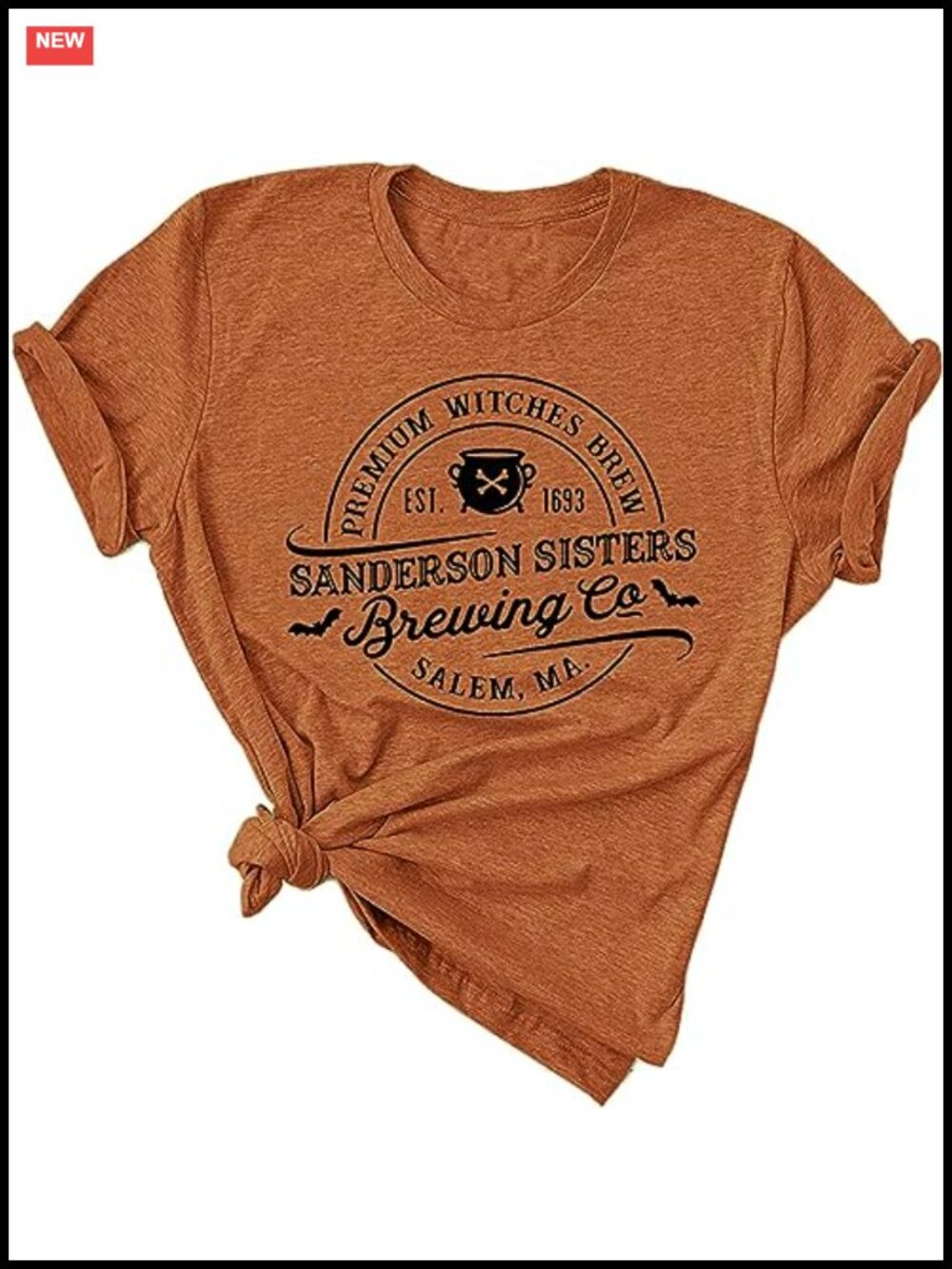 Halloween Sanderson Sisters Graphic Tee Short Sleeve Crew Neck Cotton Blend